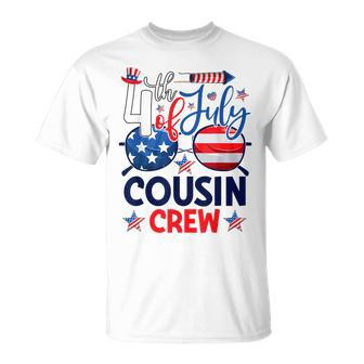 4Th Of July Cousin Crew Patriotic Cousin Matching American Unisex T-Shirt | Mazezy