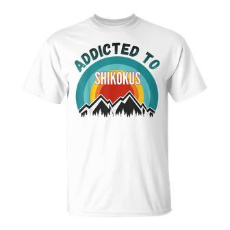 Addicted To Shikoku Dog Lover T-Shirt | Mazezy