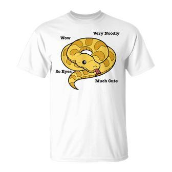 Adorable Ball Python Snake Anatomy T-Shirt | Mazezy