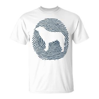 Aidi Dna I Aidi Fingerprint I Aidi Dog T-Shirt | Mazezy