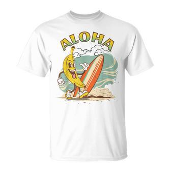 Aloha Hawaii Hawaiian Island Surf Unisex T-Shirt - Seseable