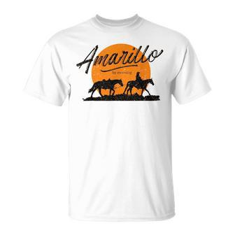Amarillo By Morning Country Music Western Unisex T-Shirt | Mazezy