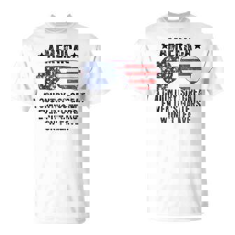 America A Country So Great Even Its Haters Wont Leave Unisex T-Shirt | Mazezy