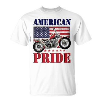 American Pride - Patriot Biker Unisex T-Shirt | Mazezy