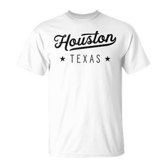 American Pride Retro Houston Texas American Pride Usa Gift Unisex T-Shirt | Mazezy