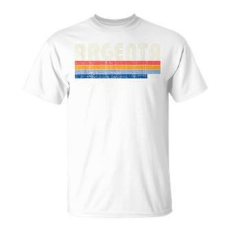 Argenta Italy Retro 70S 80S Style T-Shirt | Mazezy