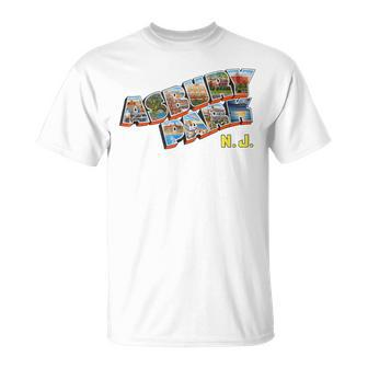 Asbury Park Nj Retro New Jersey Souvenir T-Shirt | Mazezy DE