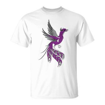 Asexual Phoenix Pride Support Asexuality Lgbtq Unisex T-Shirt | Mazezy