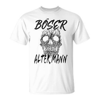 Bad Old Man Root Skull Unisex T-Shirt | Mazezy