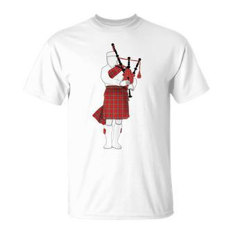 Bagpipe Piper Musician Music Unisex T-Shirt | Mazezy DE