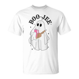 Boo Jee Boujee Halloween Costume Cute Ghost Spooky T-Shirt | Seseable UK