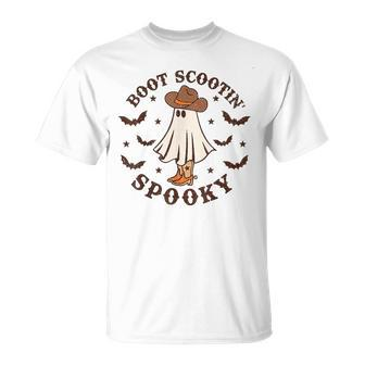 Boot Scootin Spooky Halloween T-Shirt - Thegiftio UK