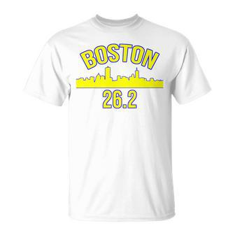 Boston 262 Miles 2019 Marathon Running Runner Gift Unisex T-Shirt | Mazezy