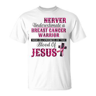 Breast Cancer Awareness Never Underestimate Breast Cancer T-Shirt | Mazezy