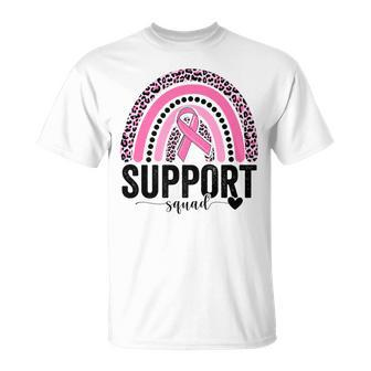 Breast Cancer Warrior Squad Ribbon Breast Cancer Awareness T-Shirt - Monsterry UK