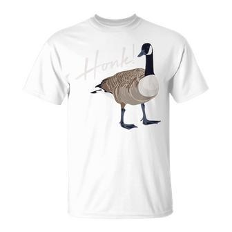 Canadian Goose Honk Funny Cute Bird Hunter Gift Unisex T-Shirt | Mazezy