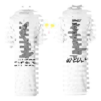 Cat Funny Ew People Meow Funny Cat Unisex T-Shirt | Mazezy