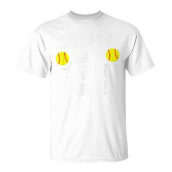 Catcher Hair Funny Fastpitch Softball Softball Funny Gifts Unisex T-Shirt | Mazezy DE
