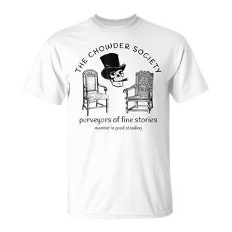 The Chowder Society Purveyors Of Fine Stories T-Shirt | Mazezy