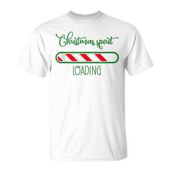 Christmas Holidays Spirit Loading Joy T-Shirt | Mazezy