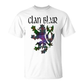 Clan Blair Tartan Scottish Family Name Scotland Pride Pride Month Funny Designs Funny Gifts Unisex T-Shirt | Mazezy