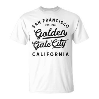 Classic Retro Vintage San Francisco Pride Sanfran The Bay Unisex T-Shirt | Mazezy