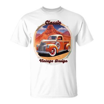 Classic Vintage Design Truck Unisex T-Shirt | Mazezy