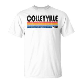 Colleyville Tx Hometown Pride Retro 70S 80S Style T-Shirt | Mazezy