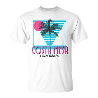 Costa Mesa California T Retro Ca Cool T-Shirt | Mazezy