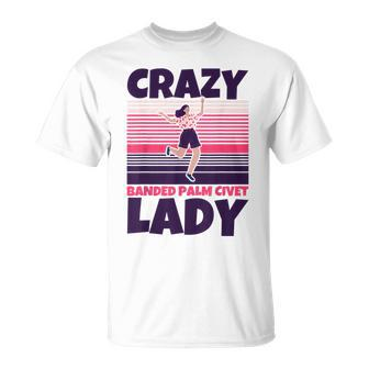 Crazy Banded Palm Civet Lady T-Shirt | Mazezy