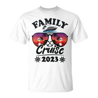 Cruise Squad 2023 Cruise Ship Vacation Matching Family Group Unisex T-Shirt - Seseable
