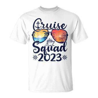 Cruise Squad 2023 Vacation Cool Summer Family Cruise T-Shirt - Seseable