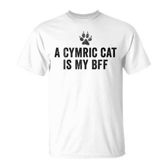 Cute Cymric Cat Pet Owners T-Shirt | Mazezy