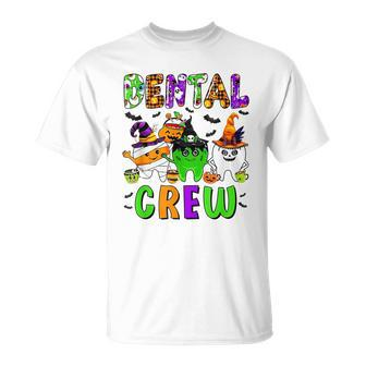 Cute Dental Crew Trick Or Th Halloween Spooky Th Unisex T-Shirt | Mazezy