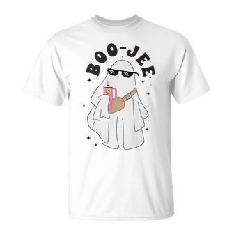 Cute Ghost Halloween Costume Boujee Boo-Jee Spooky Season T-Shirt | Mazezy CA