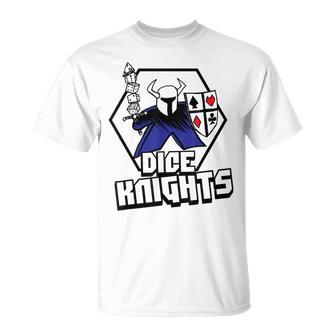 Dice Knights Wargaming Team Unisex T-Shirt - Seseable