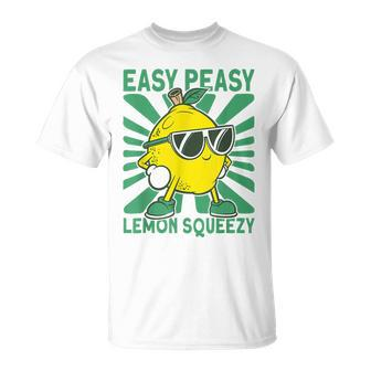 Easy Peasy Lemon Squeezy Lemonade Stand Crew Unisex T-Shirt - Monsterry UK