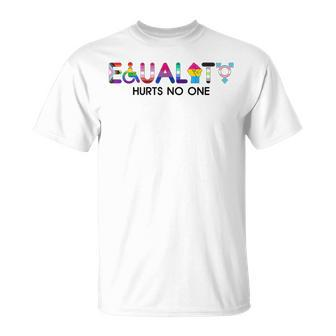 Equality Hurts No One Pride Month Support Lgbt Unisex T-Shirt | Mazezy