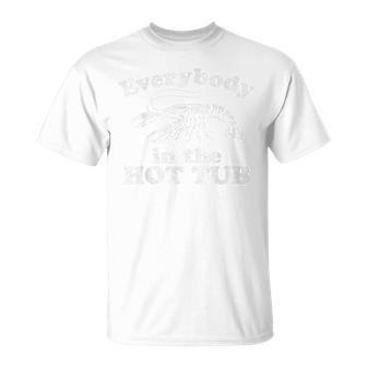 Everybody In The Hot Tub Funny Crawfish Boil Unisex T-Shirt | Mazezy