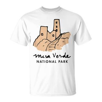 Family Vacation Retro Mesa Verde National Park T-Shirt | Mazezy
