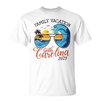 Family Vacay Squad Family Vacation South Carolina 2023 Family Vacation Funny Designs Funny Gifts Unisex T-Shirt | Mazezy