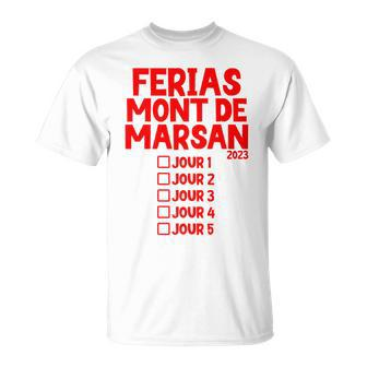 Férias Mont De Marsan 2023 Southwest Feria Feria Corrida T-Shirt | Mazezy UK
