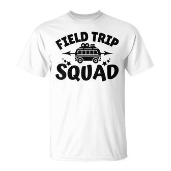 Field Trip Squad Happy Last Day Of School Field Day 2023 Unisex T-Shirt | Mazezy