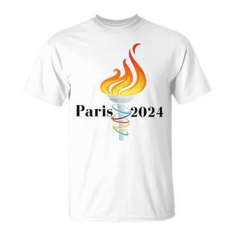 France Paris Games Summer 2024 Sports Medal Supporters T-Shirt - Seseable