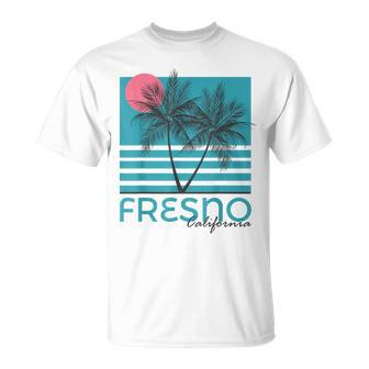 Fresno Ca Souvenir California Palm Tree T-Shirt | Mazezy