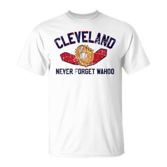 Funny Cleveland Never Forget Wahoo Baseball Antipc Baseball Funny Gifts Unisex T-Shirt | Mazezy