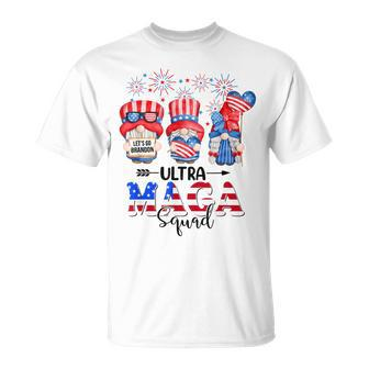 Funny Ultra Maga Squad Gnomes 4Th Of July Ultra Mega Unisex T-Shirt | Mazezy UK