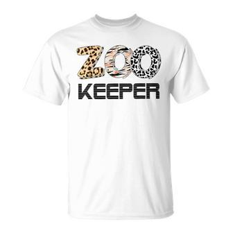 Zookeeper Costume Wild Print African Animals Zebra Fun T-Shirt - Monsterry UK