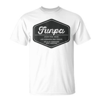 Funpa Definition T Only Cooler Grandpa Birthday T-Shirt - Seseable