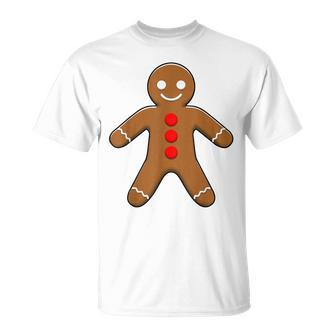 Gingerbread Man Christmas Season T-Shirt | Mazezy